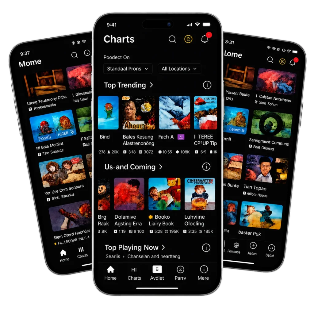 Delta Executor para Android con interfaz de la aplicación en tres teléfonos