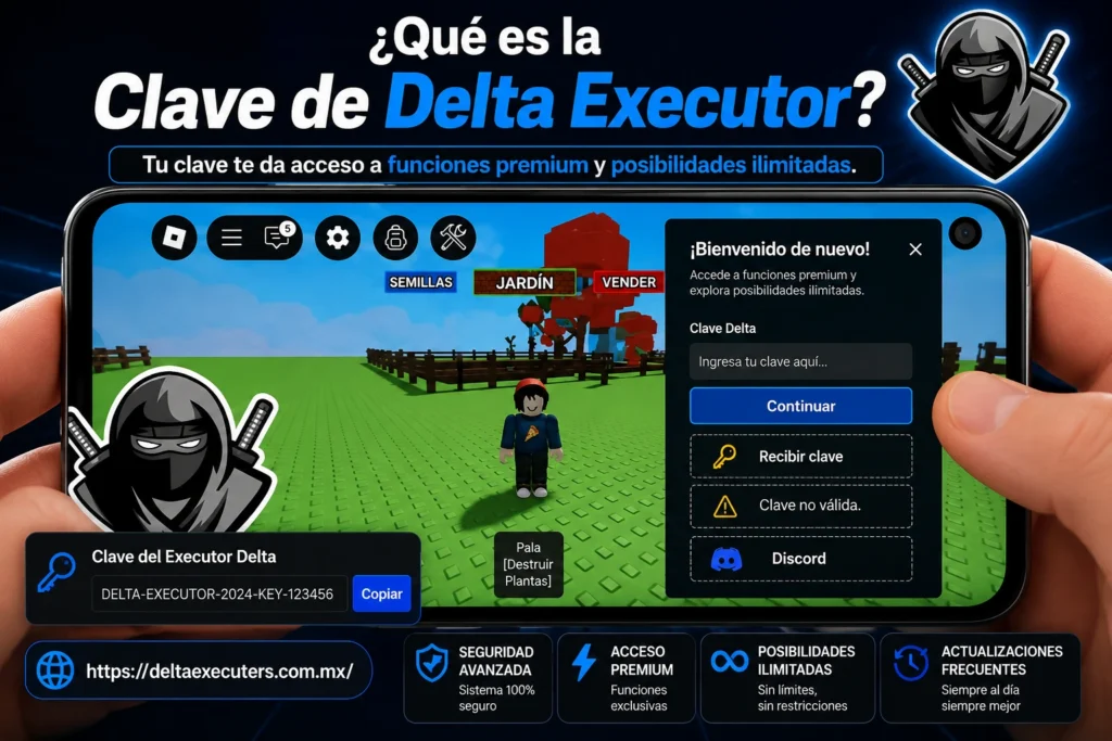 Qué es la clave de Delta Executor y cómo funciona la verificación de acceso en Roblox